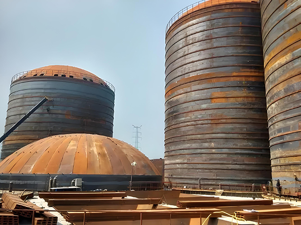 汇川焦粉钢板仓